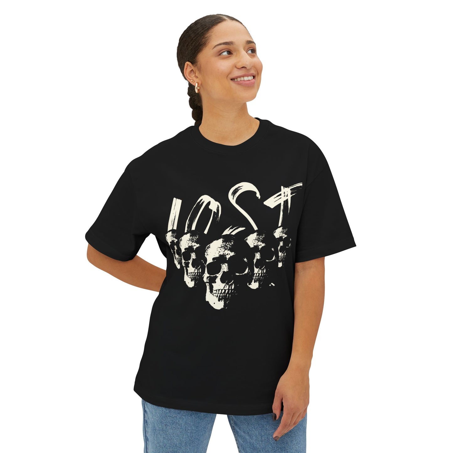 Skull Oversized Tee