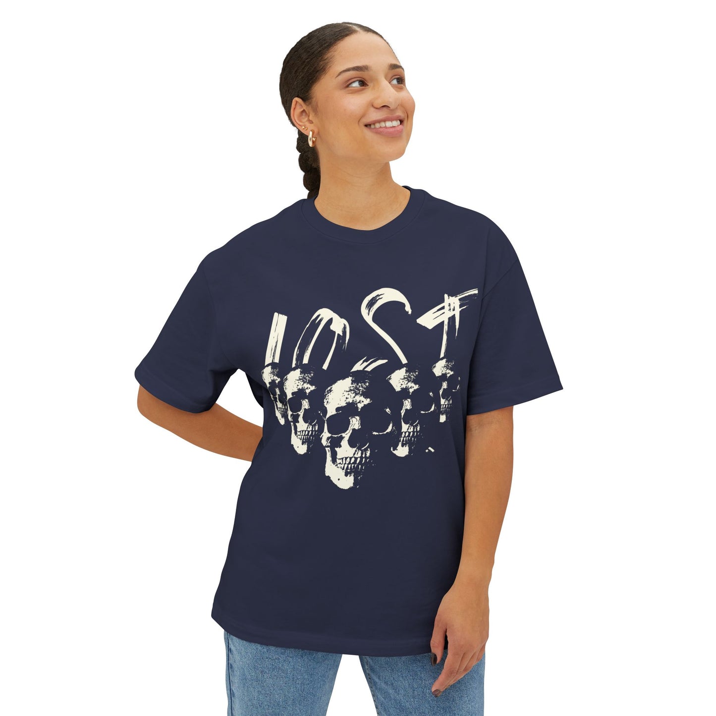 Skull Oversized Tee