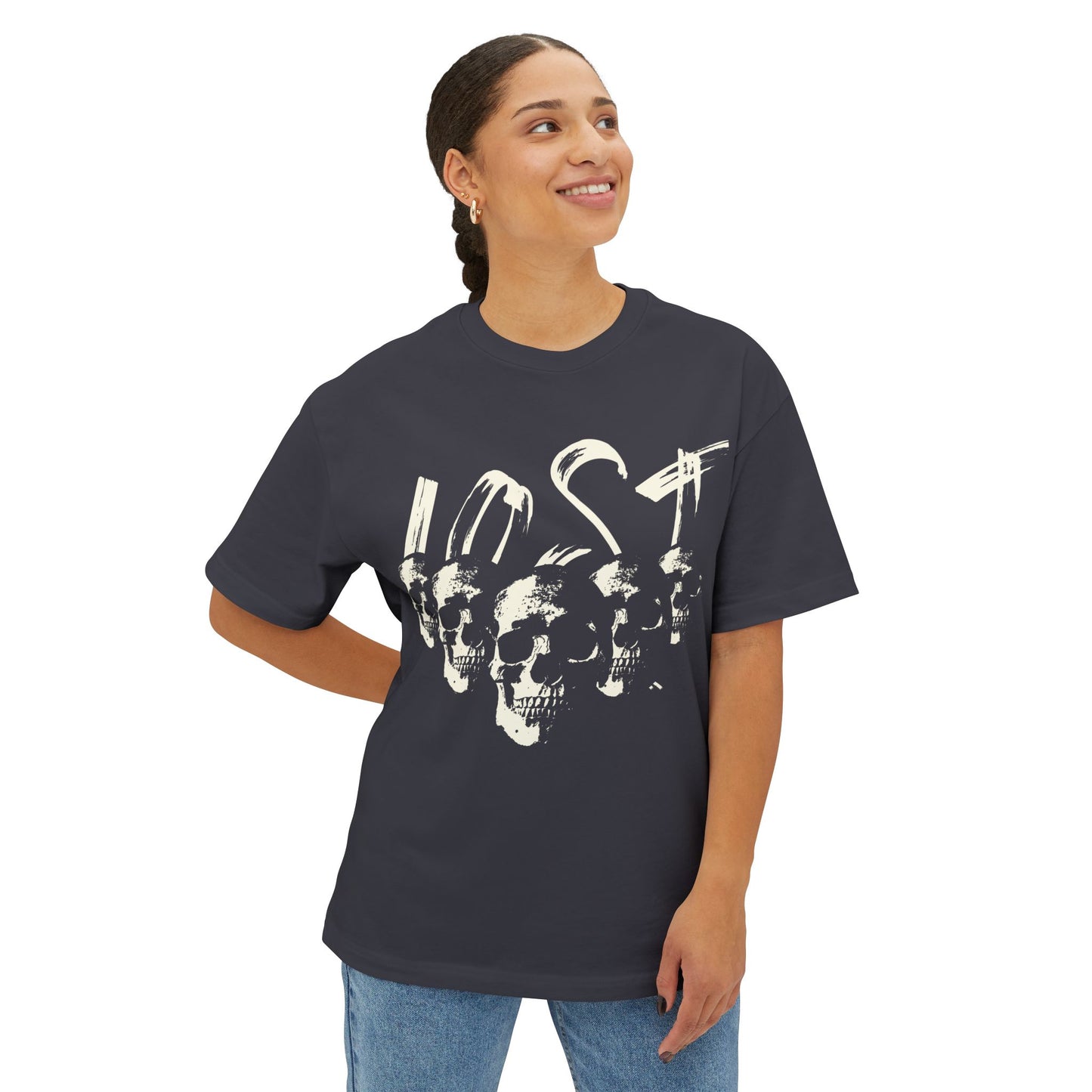 Skull Oversized Tee